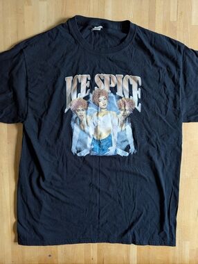 Ice Spice T-Shirt Black L Vintage Style